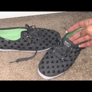 Black and Gray Taylor Swift Keds